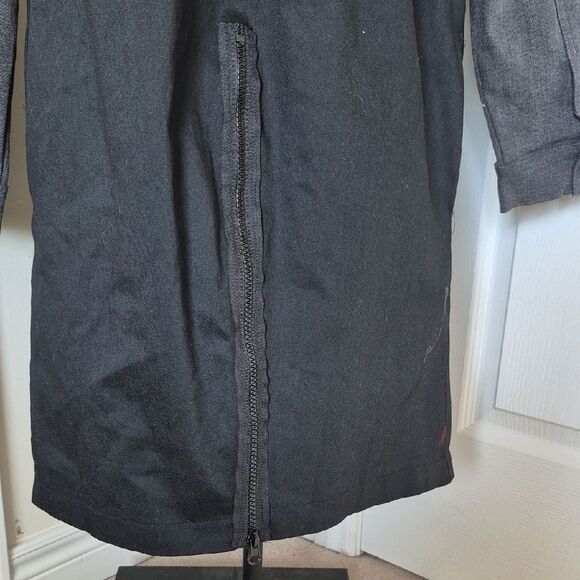 Black and Gray Jean Jacket with Star Accents - Picture 6 of 16